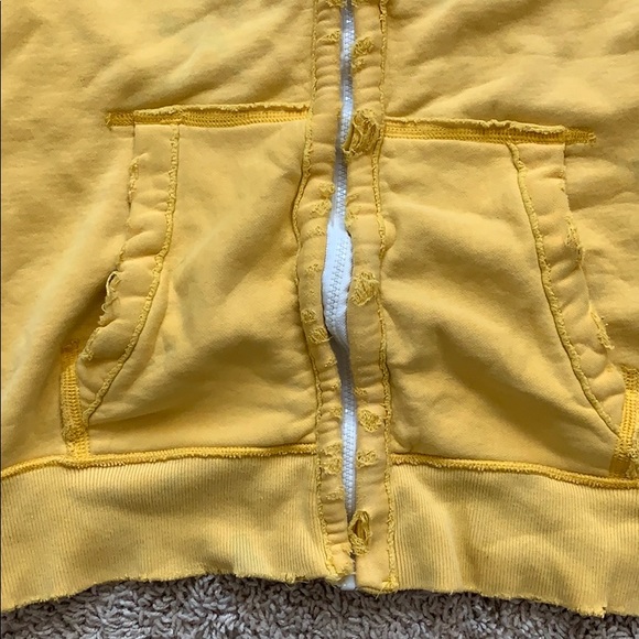 Yellow Hollister jacket - Picture 3 of 5